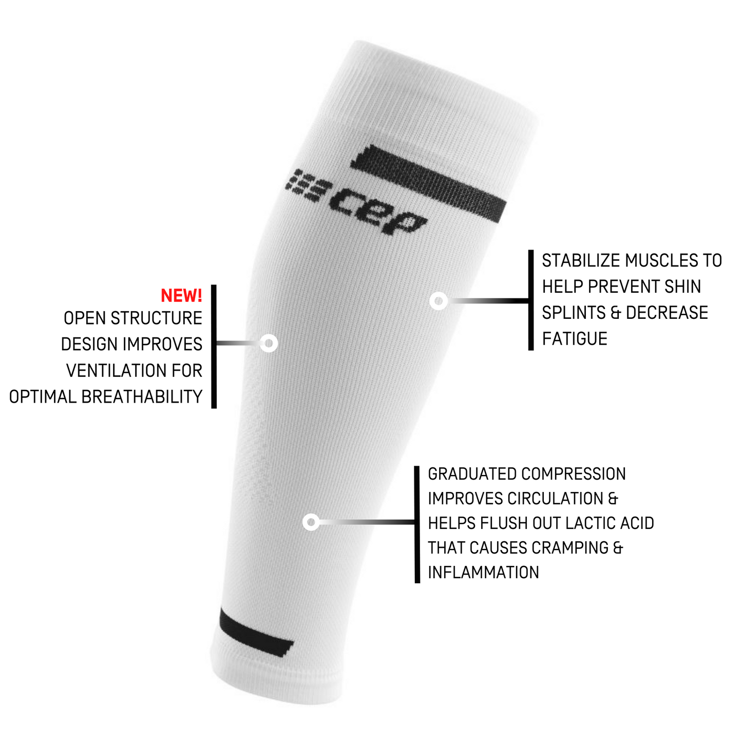 The Run Compression Calf Sleeves 4.0, Men