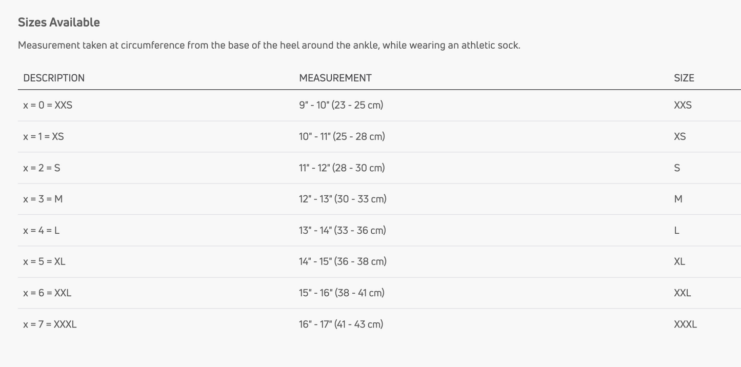 Enovis Stabilizing Speed Pro Ankle Brace