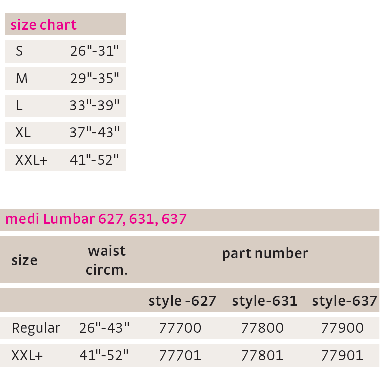 Lumbar 627 Spine Brace