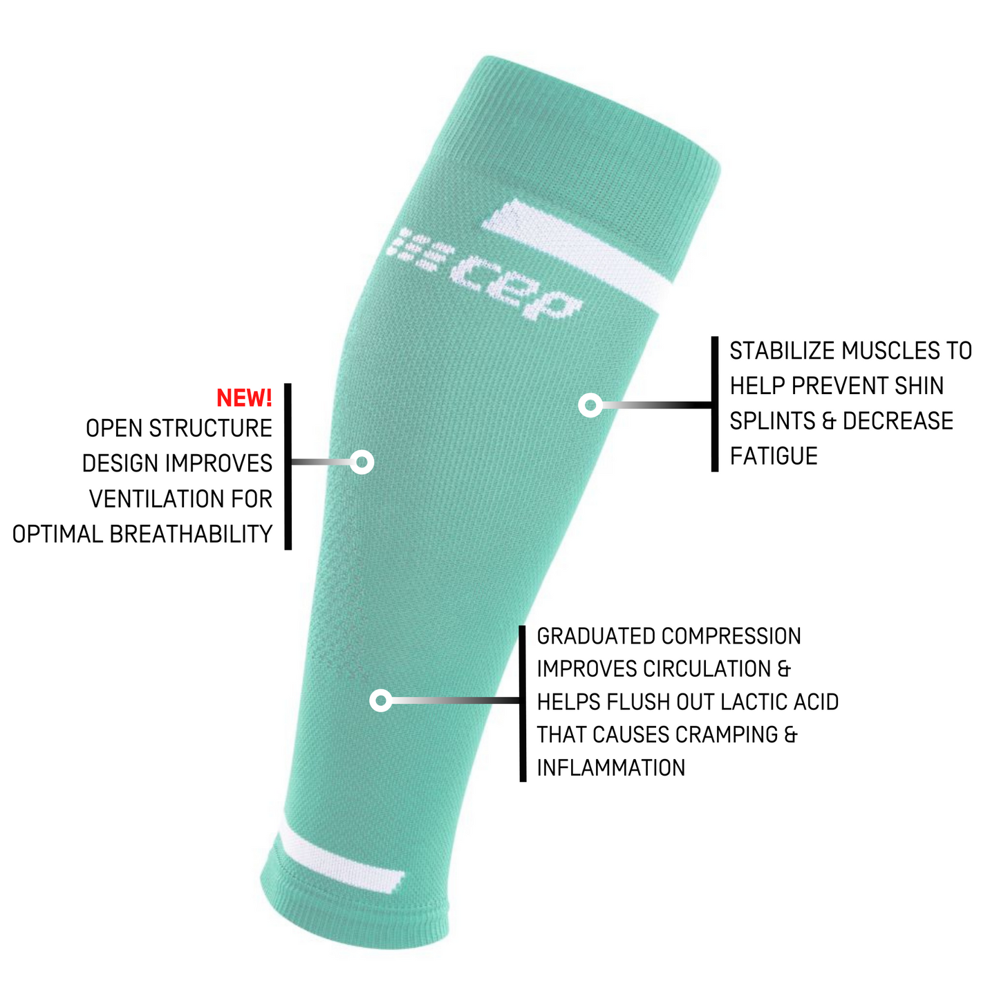 The Run Compression Calf Sleeves 4.0, Women