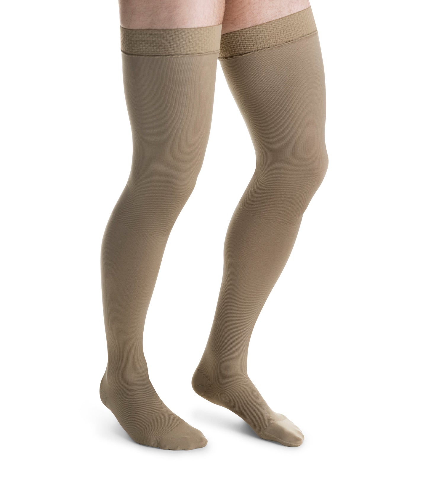 JOBST forMen Compression Socks 20-30 mmHg Thigh High Closed Toe