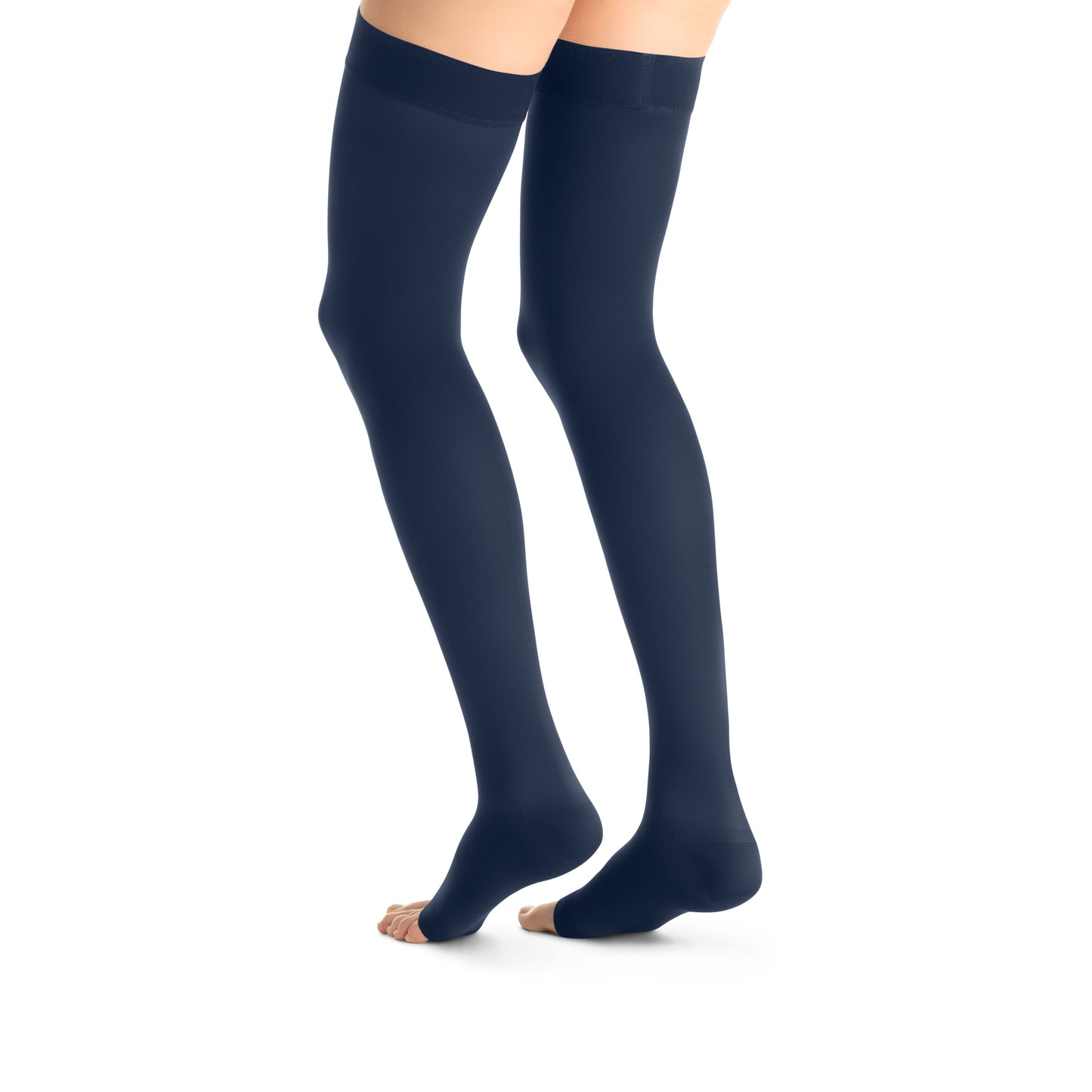JOBST Maternity Opaque Compression Stockings 20-30 mmHg Thigh High Open Toe