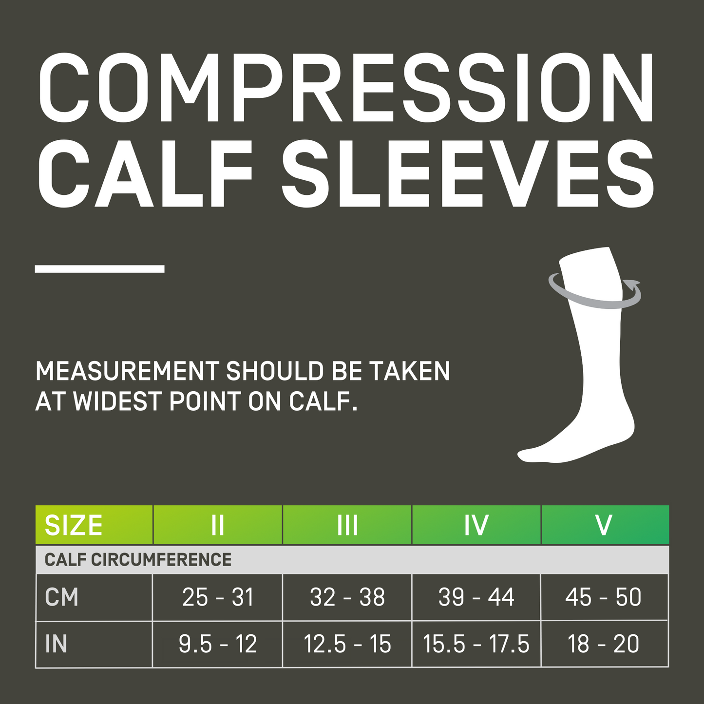 Reflective Compression Calf Sleeves, Men