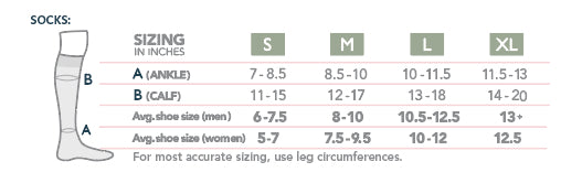 Rejuva Argyle Compression Socks 20-30 mmHg