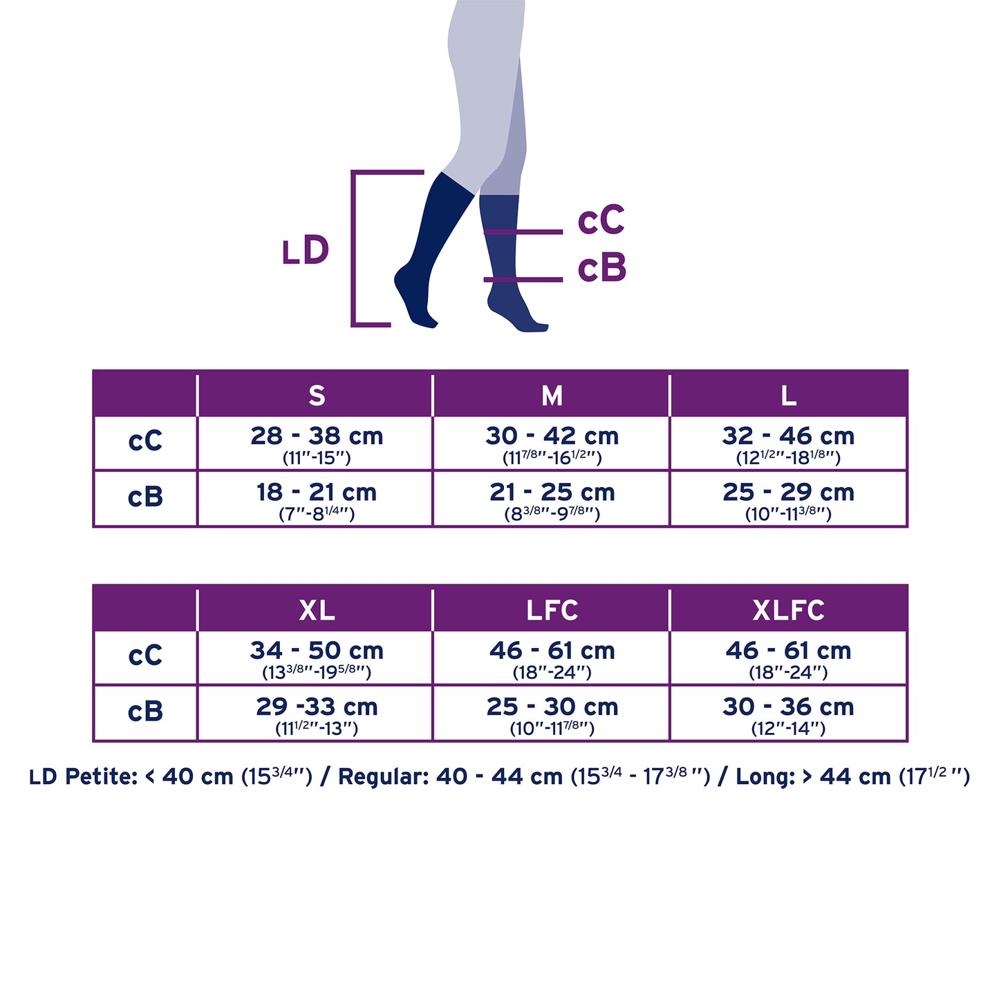 JOBST Casual Pattern Compression Socks 20-30 mmHg Knee High Closed Toe