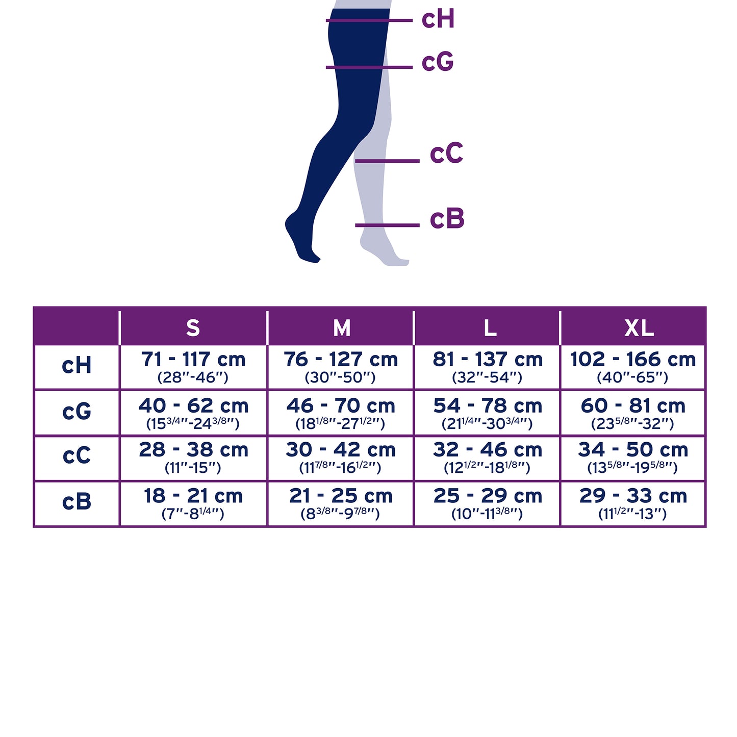 JOBST Relief Compression Stockings 30-40 mmHg Chap Single Leg Open Toe