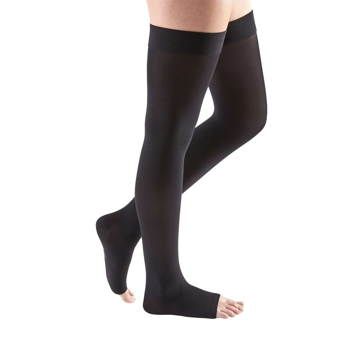 mediven comfort 20-30 mmHg thigh beaded topband open toe petite