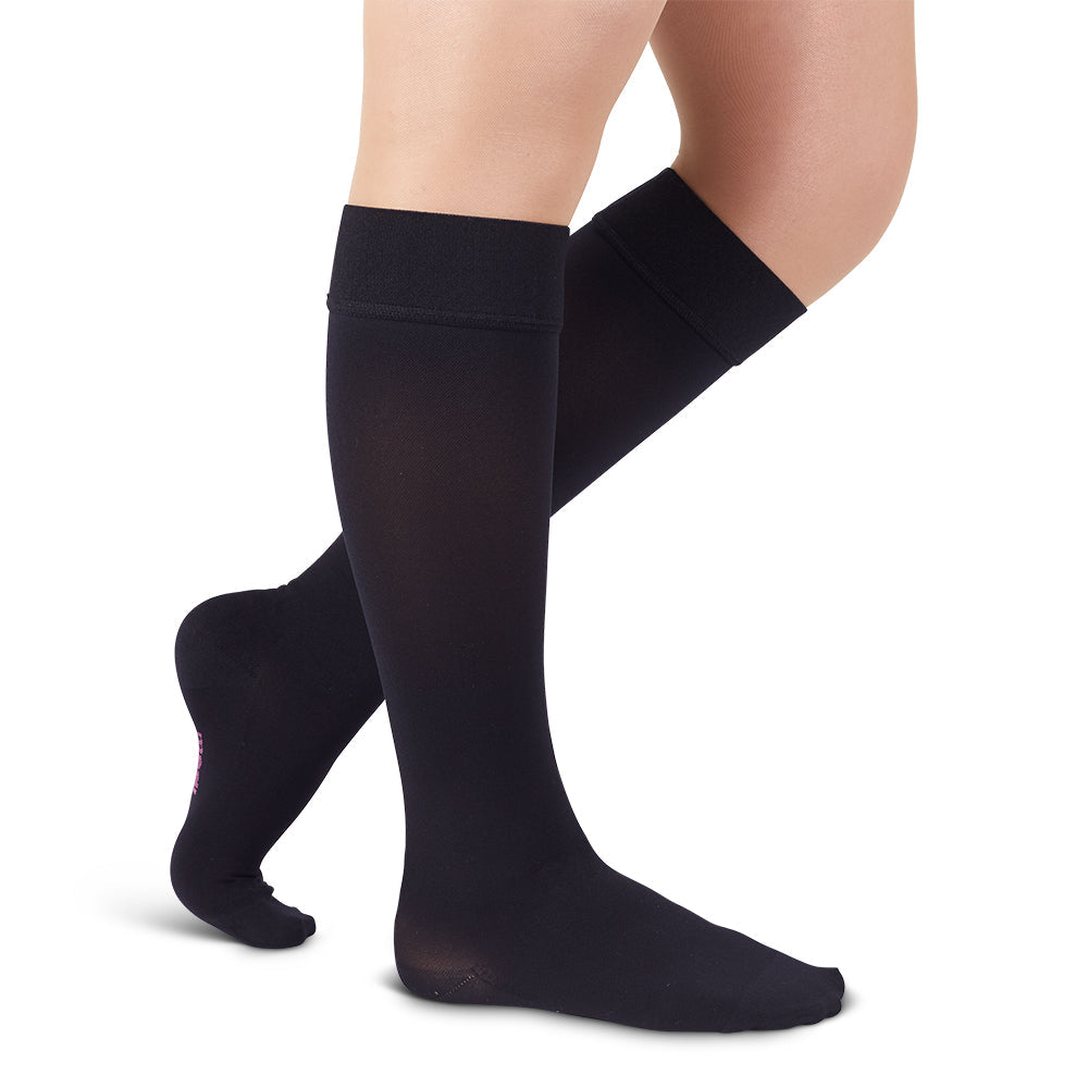 mediven comfort 30-40 mmHg calf extra wide beaded topband open toe