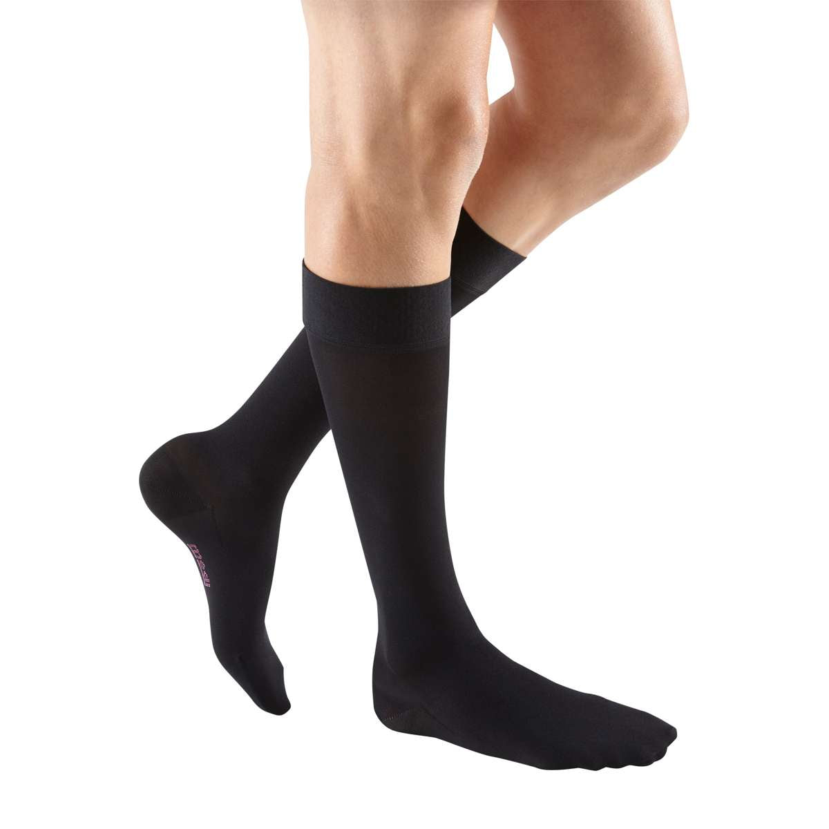 mediven plus 30-40 mmHg calf beaded topband closed toe standard