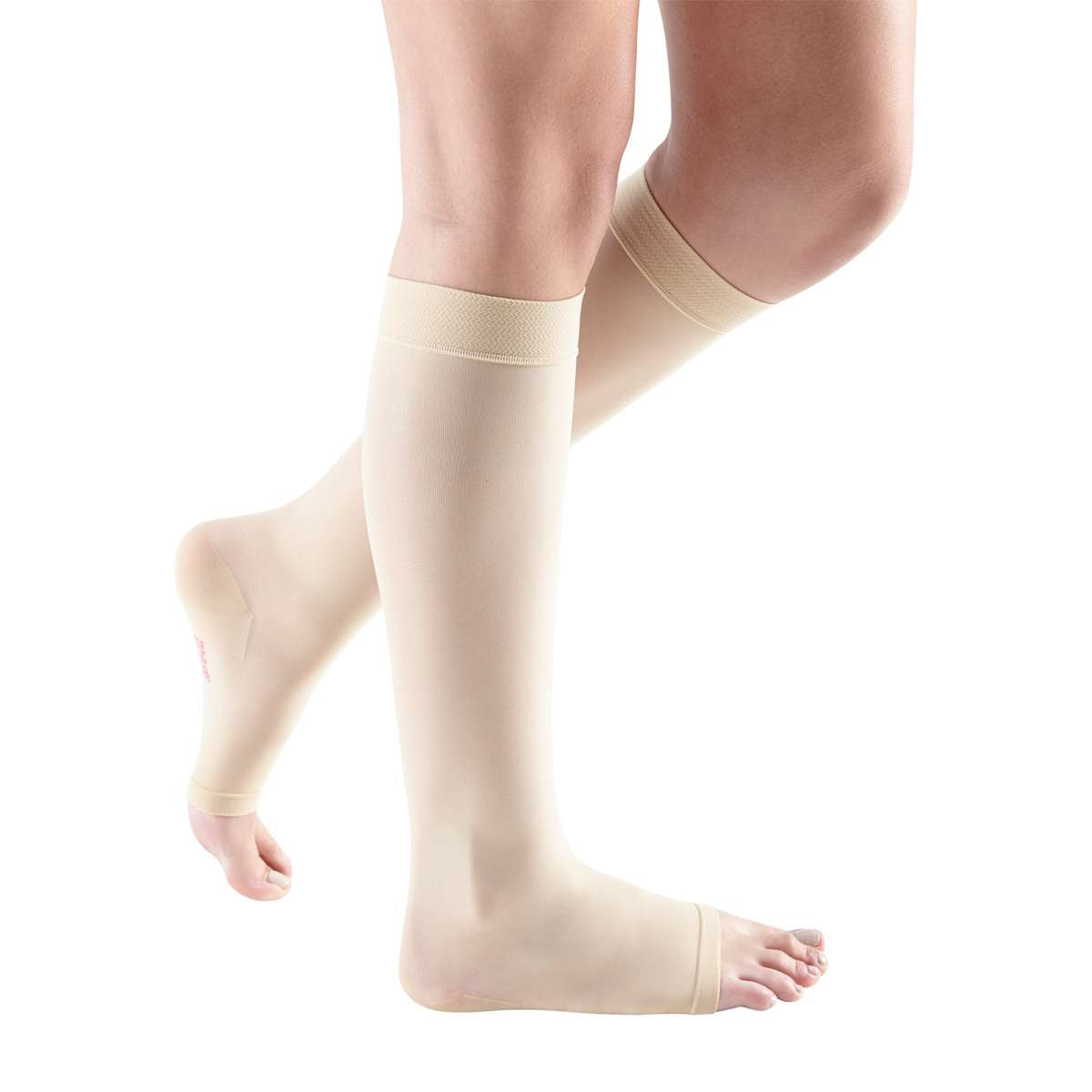 mediven sheer & soft 20-30 mmHg calf open toe standard