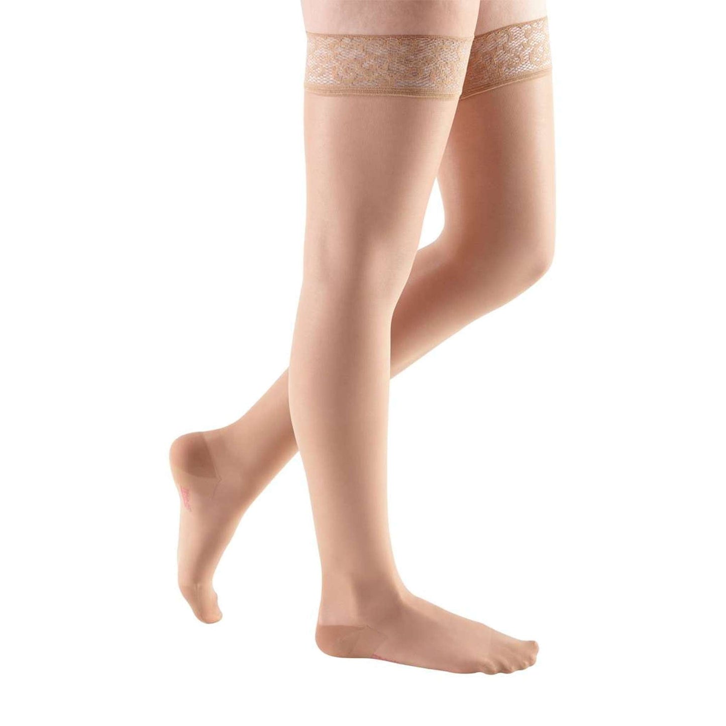 mediven sheer & soft 20-30 mmHg thigh lace topband closed toe standard