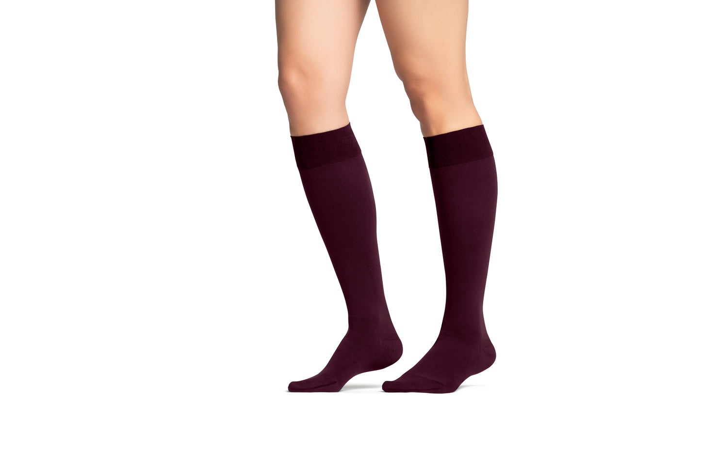 JOBST Maternity Opaque Compression Stockings 15-20 mmHg Knee High Closed Toe