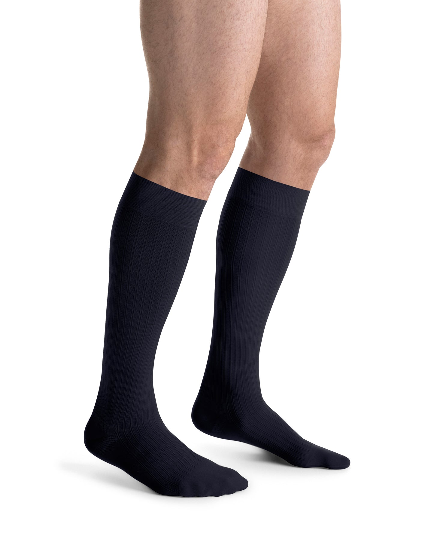 JOBST forMen Ambition Compression Socks 15-20 mmHg Knee High SoftFit Band Closed Toe