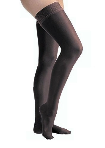JOBST UltraSheer Compression Stockings 20-30 mmHg Thigh High Silicone Lace Band Closed Toe