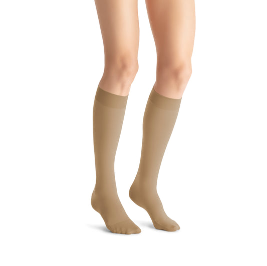 JOBST Opaque Compression Stockings 15-20 mmHg Knee High Closed Toe