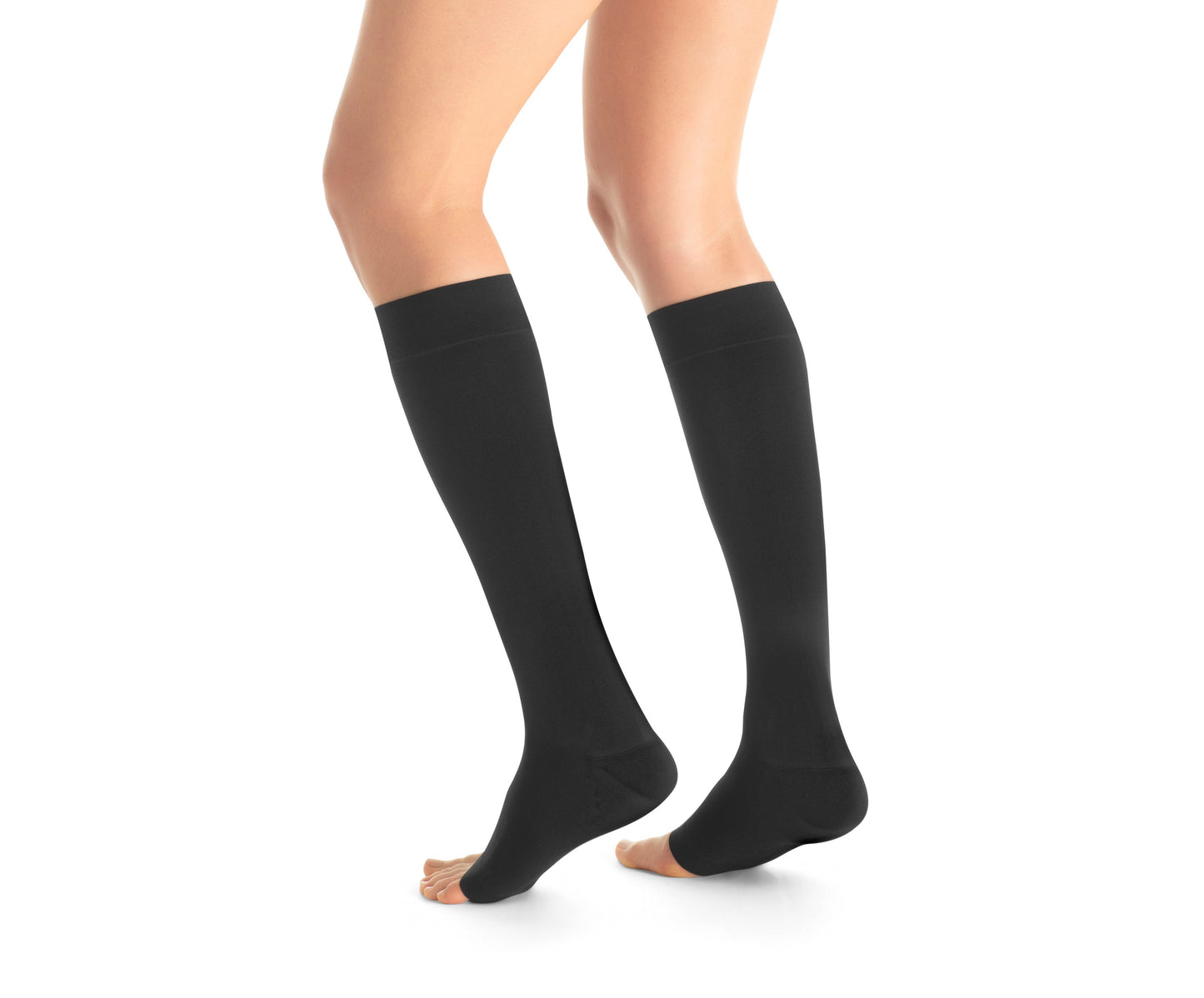 JOBST Maternity Opaque Compression Stockings 15-20 mmHg Knee High Open Toe