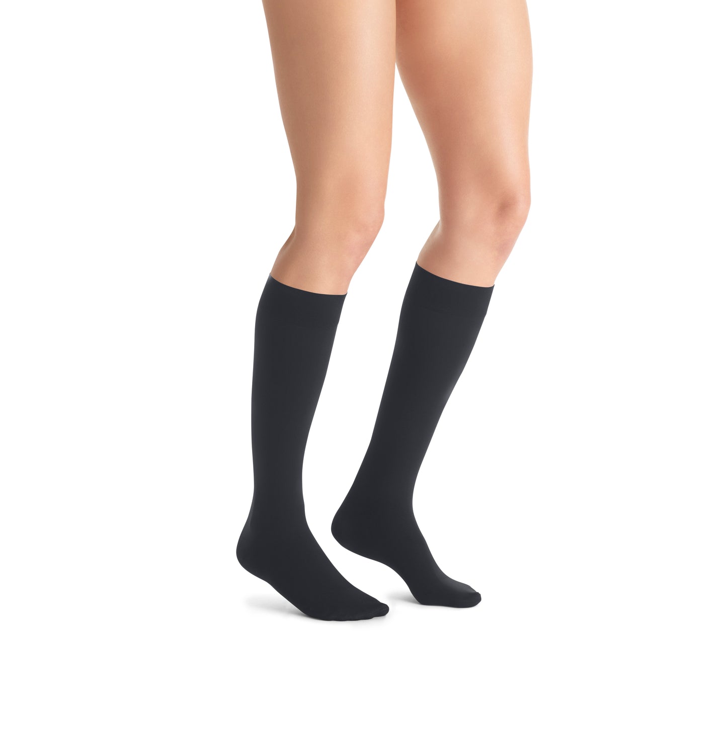 JOBST Opaque Compression Stockings 15-20 mmHg Knee High SoftFit Band Closed Toe
