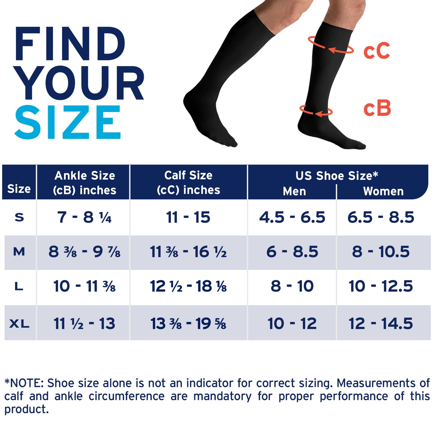 JOBST Athletic Compression Socks 8-15 mmHg Knee High Closed Toe