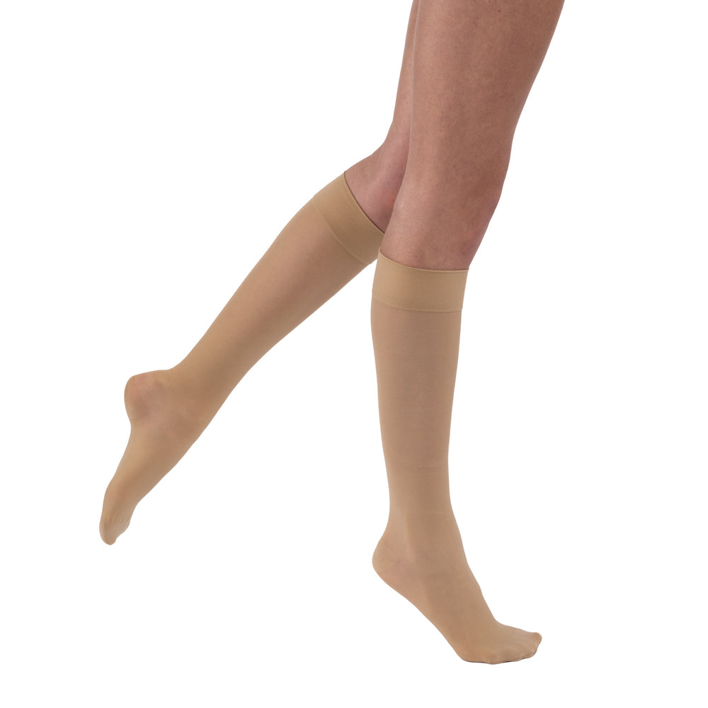 JOBST UltraSheer Compression Stockings 20-30 mmHg Knee High SoftFit Band Closed Toe