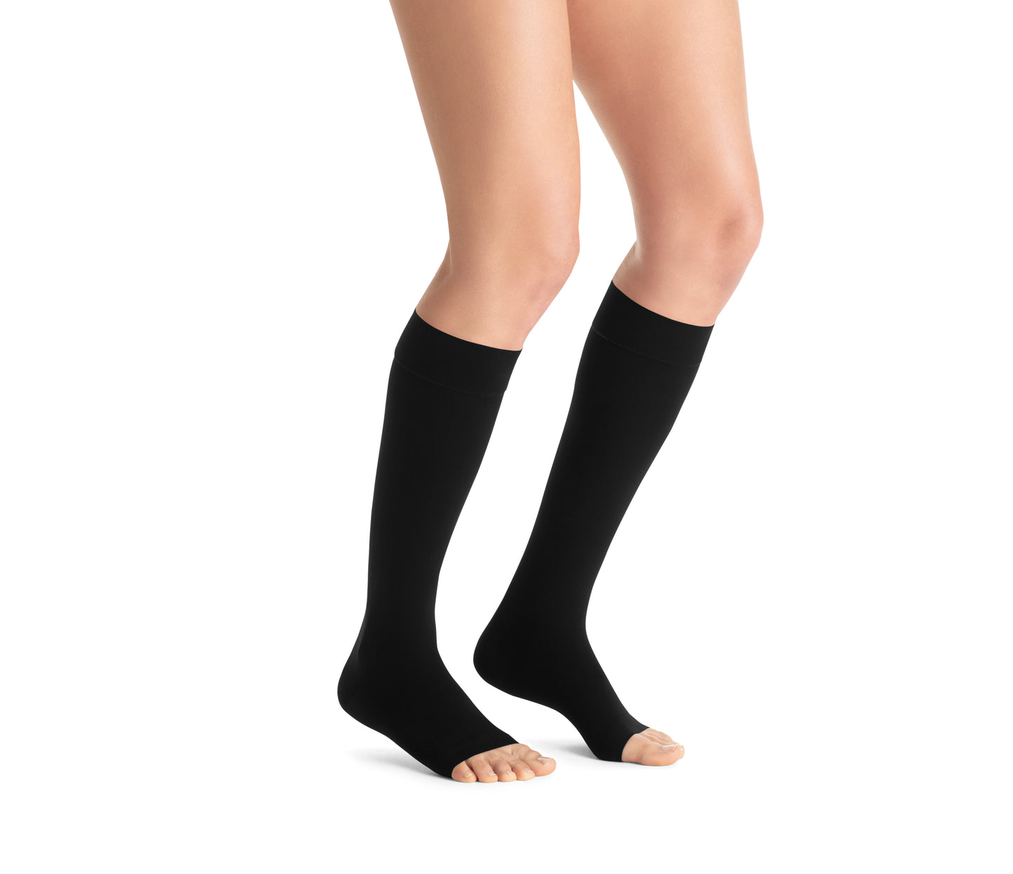 JOBST Opaque Compression Stockings 15-20 mmHg Knee High Open Toe