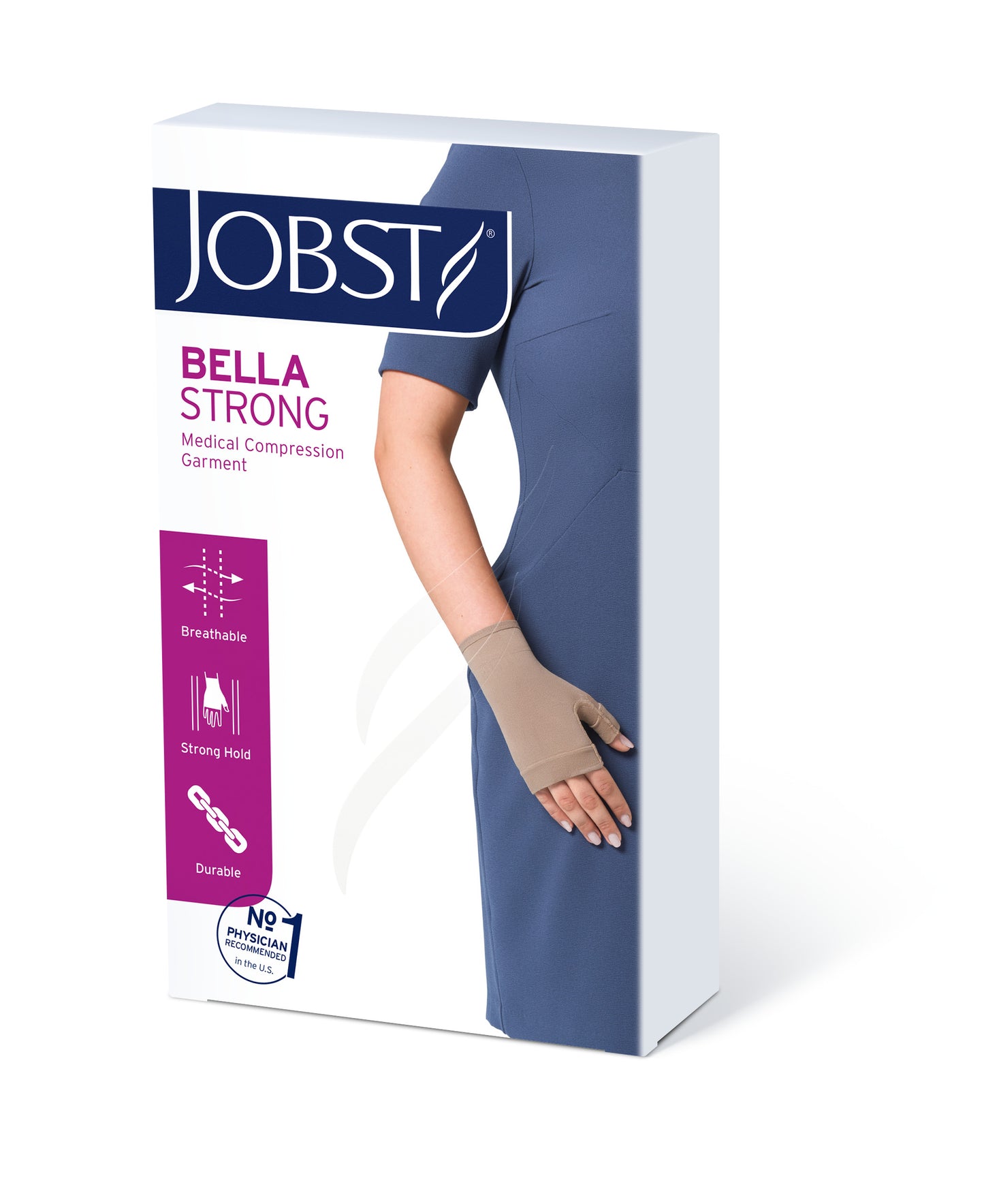JOBST Bella Strong Compression Gloves 20-30 mmHg Gauntlet