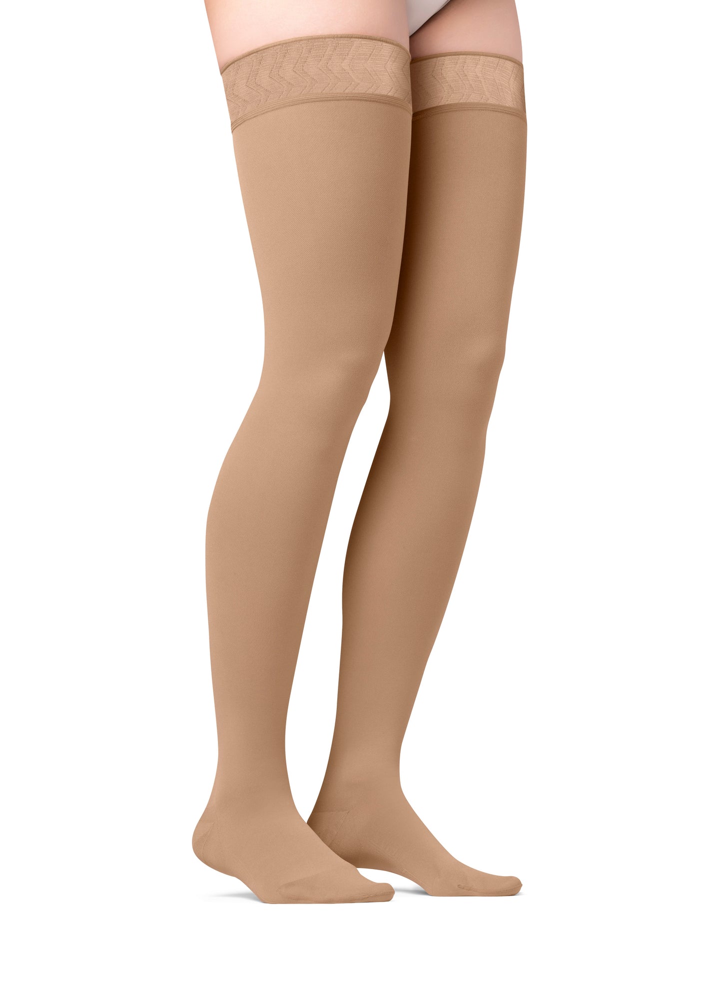 JOBST Maternity Opaque Compression Stockings 20-30 mmHg Thigh High Closed Toe