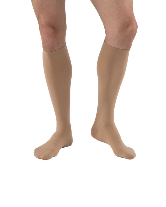 JOBST Relief Compression Stockings 30-40 mmHg Knee High Silicone Dot Band Closed Toe