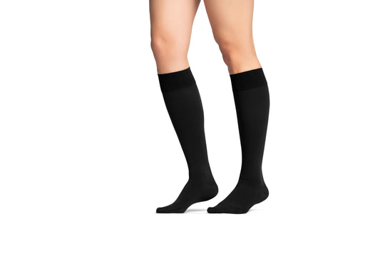 JOBST Maternity Opaque Compression Stockings 15-20 mmHg Knee High Closed Toe