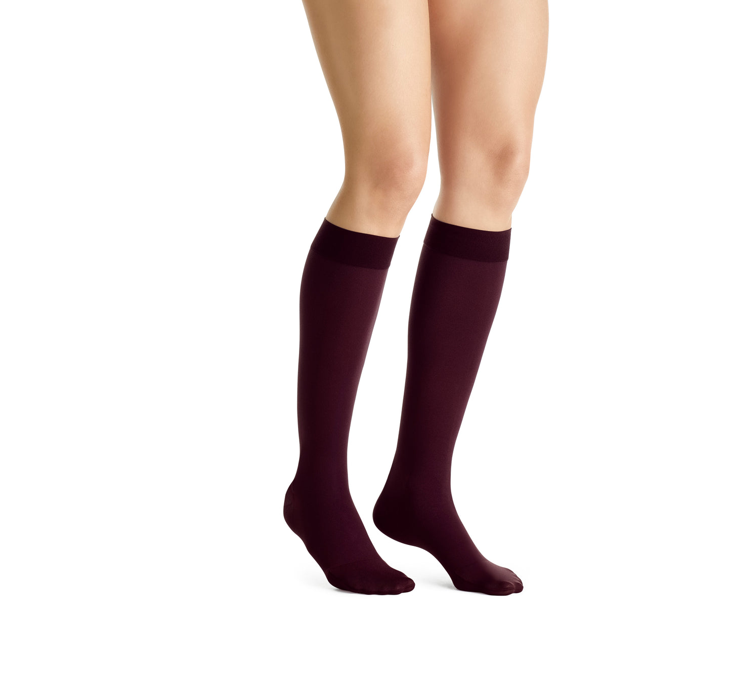 JOBST Opaque Compression Stockings 15-20 mmHg Knee High SoftFit Band Closed Toe