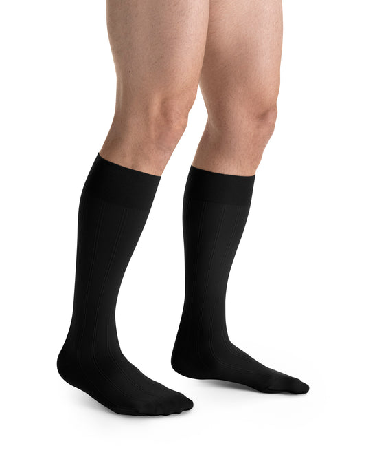 JOBST forMen Casual Compression Socks 15-20 mmHg Knee High Closed Toe