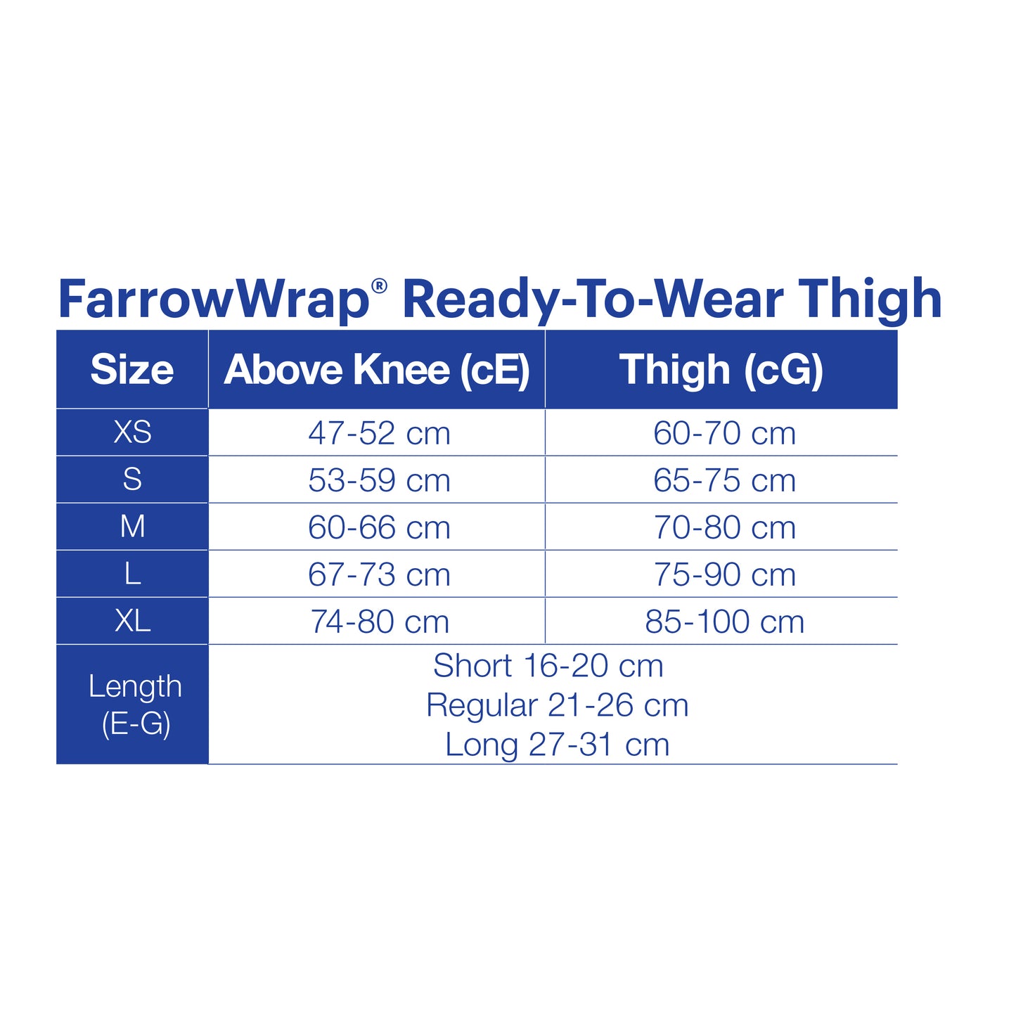 JOBST FarrowWrap Strong Compression Wraps 30-40 mmHg Thighpiece/Kneepiece Combo Tan