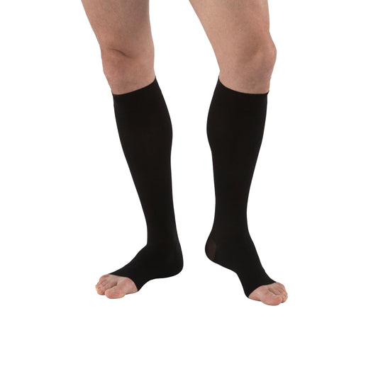 JOBST forMen Compression Socks 20-30 mmHg Knee High Open Toe