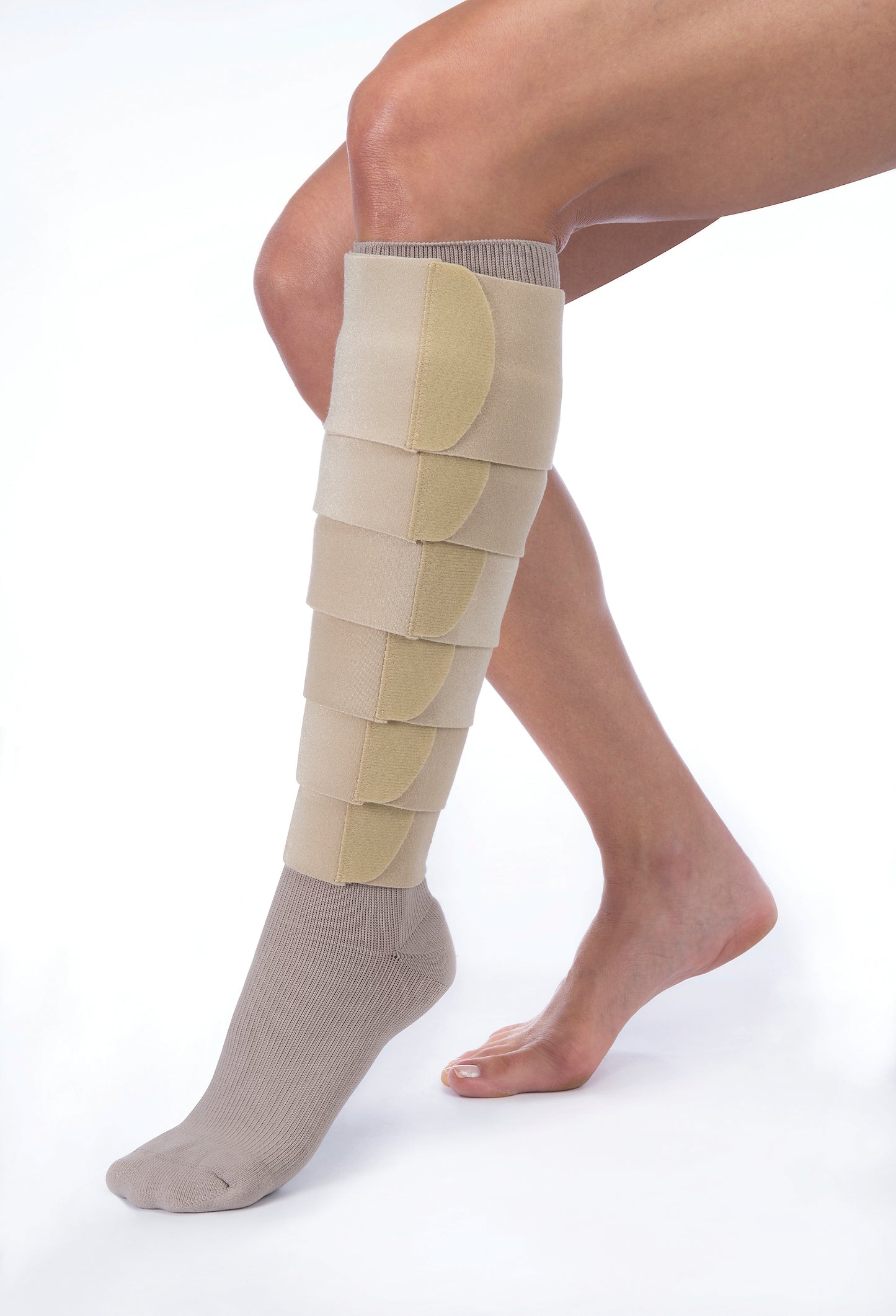 JOBST FarrowWrap Lite Custom Compression Wraps 20-30 mmHg Legpiece Tan 35-39.5cm